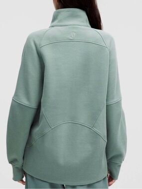 Lululemon Sage Green Funnel Neck Scuba Pullover Size XS/S